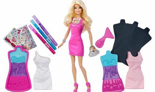 Mattel  Barbie - Fashion Design Plates Doll