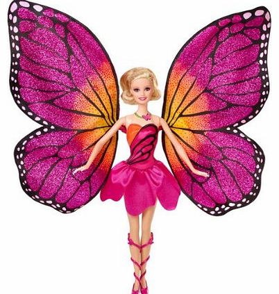 Mattel  Barbie - Mariposa doll Y6372 (This doll captures the fun, fantastical fairy look of Mariposa as she transforms from ballroom ready to fairy flight... )