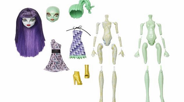 Mattel Monster High Y0416 Create A Monster Mummy and Gorgon Girls Large Starter Pack
