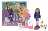 Mattel Polly Pocket 2 Cool At The Plaza - Pia and Polly Pocket Doll Set with DVD