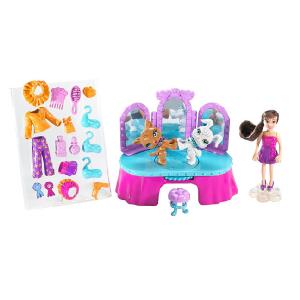 Mattel Polly Pocket Lila Sparklin Pets Playset