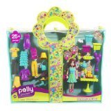 Polly Pocket Perfect Party Lila Carry Case Playset - 25 pieces