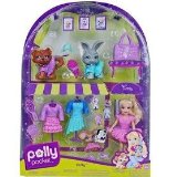 mattel Polly Pocket Sparklin Pets Fashions Polly
