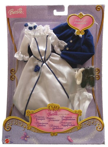 Mattel Princess and the Pauper Barbie Erika and Dominick Wedding Outfit