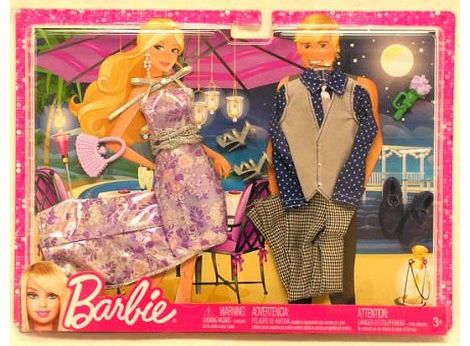 X7863 Barbie & Ken EVENING Date Fashion Outfit and Accessories