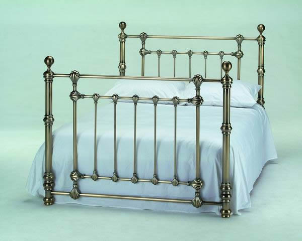 Victoria Antique Brass Harmony Bedstead, King