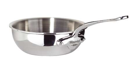 MAUVIEL Cook Style Curved Splayed Sautepan 20cm