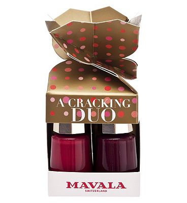 Mavala Cracking Duo Nail Polish Set - Deep Pinks
