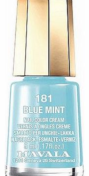 mint blue nail polish