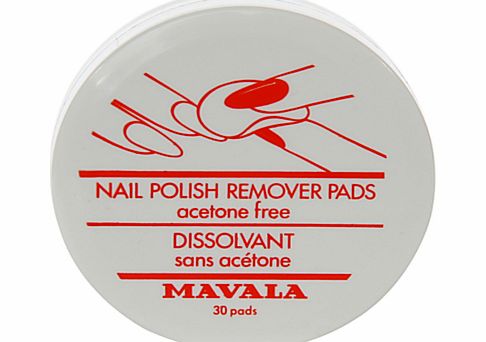 MAVALA Nail Polish Remover Pads, x 30