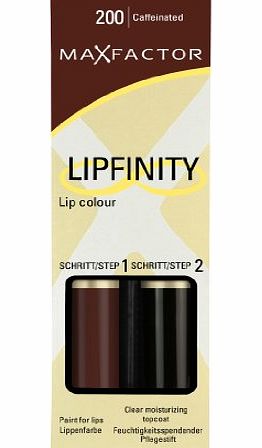 Lipfinity Lipstick by Max Factor Caffeinated 200