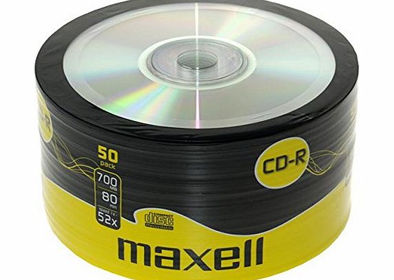 Maxell CD-R80XL - 50 x CD-R - 700 MB ( 80min ) 52x - spindle - storage media