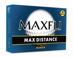 Maxfli Max Distance Womens Golf Ball 15 Pack