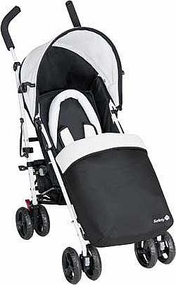 Maxi-Cosi Safety 1st Slim 4 Wheeler Pushchair - Black and