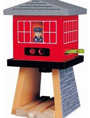 Wooden Railway Train set Signal Tower Brio and Thomas Compatible