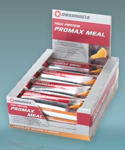 Promax Meal Bars Choc/Orange Bar 12 x 60g Bars