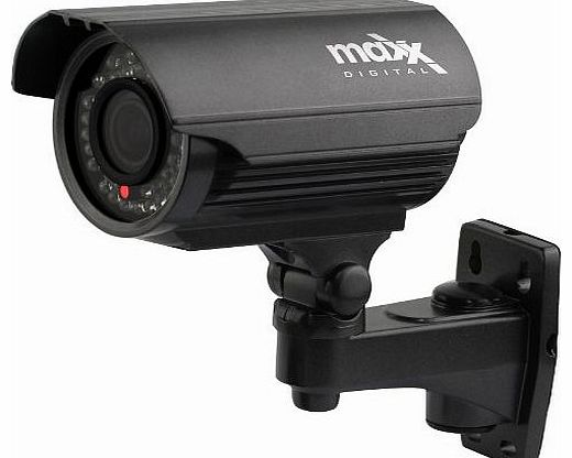 MAXX Digital  700TVL Weatherproof IR Bullet CCTV Security Camera 960H Sony Effio-E CCD High Resolution