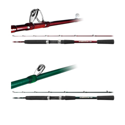 Solid Carbon Rods - Red & Green