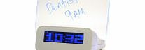 Mayhem UK Scribble Glow Alarm Clock - White SCRIBCLK