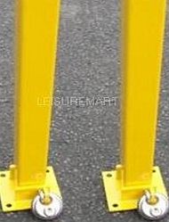 Maypole 2 x Security parking posts fold down with security padlock, part no; LMX1841