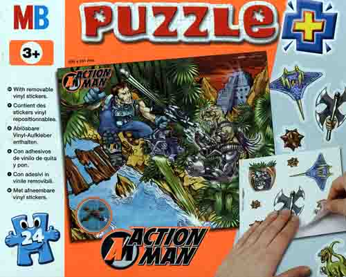 MB Games Action Man Puzzle