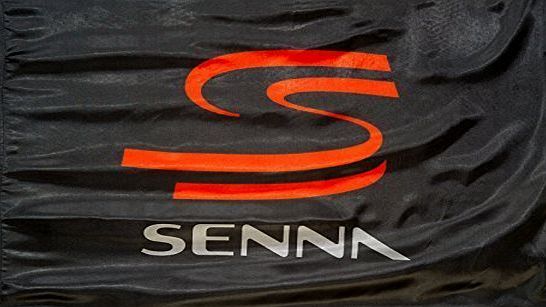 MBA-SPORT Ayrton Senna Collection Flag Double S Black