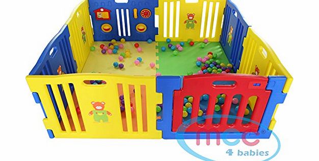 MCC Plastic Baby Playpen with Activity panel 8 Sides