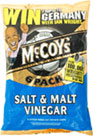 McCoyand#39;s Salt and Malt Vinegar Crisps (6x35g) Cheapest in Sainsburyand39;s Today!
