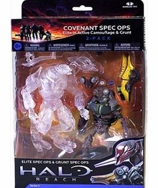 Halo Reach Action Figure 2 Pack Covenant Spec Ops Elite amp; Grunt