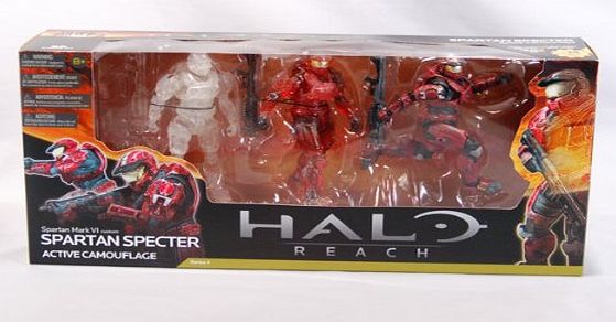 McFarlane Spartan Specter Active Camouflage - Halo Reach - Series 4 Collectable Action Figure Set 3-Pack 15 cm