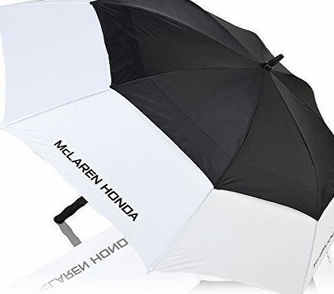 McLaren Honda Team Logo Golf Umbrella Black White Lightweight Durable Accessory