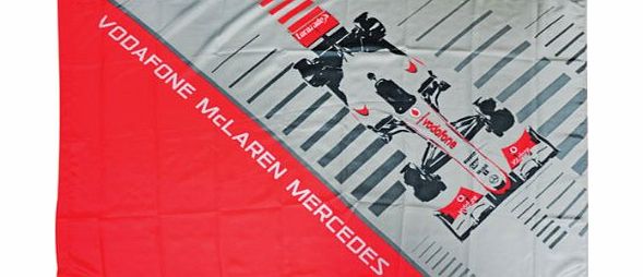 Vodafone McLaren Mercedes 2013 Flag Formula One Fan Supporters F1