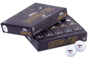MD Golf Seve Titanium 15-Pack Golf Balls