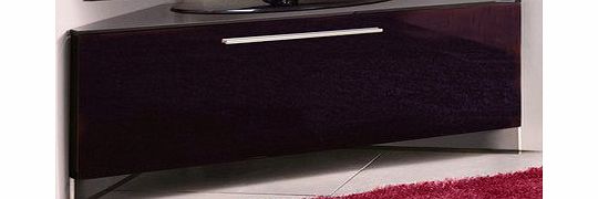Antares Remote Friendly Beam Thru High Gloss Piano Black 26``-52`` LCD/Plasma/LED Floating Corner Cabinet TV Stand