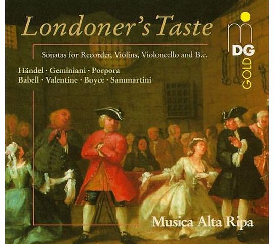 MDG Londoners Taste - Chamber Music London 1740 /Musica Alta Ripa