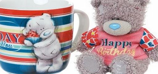 Me To You Happy Birthday Me to You Bear Mug and Plush Gift Set
