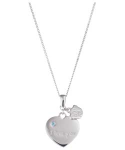 ME TO YOU Sterling Silver I Love You Charm Pendant