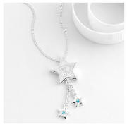 Me to You Sterling silver star drop pendant