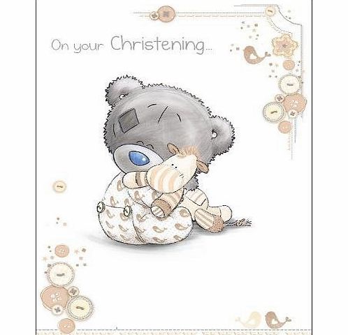 Me To You Tiny Tatty Teddy Me to You Bear Christening Card