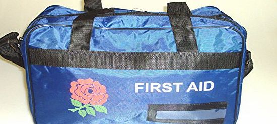 MEDI POUCH SUPERIOR RUGBY FIRST AID KIT IN QUALITY FIRST AID EQUIPMENT BAG. (CLUB NAME TO BE PRINTED FREE OF CHARGE, PRINT DETAILS TO BE SUPPLIED AT TIME OF ORDERING)