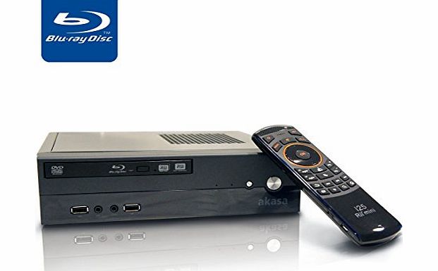 Media Master HTPC Media Master Bluray Silent Quad Core HTPC - AMD 5350, Radeon R3 Graphics, Bluray/DVDRW, 4Gb RAM, 1Tb HDD, WiFi N, Bluetooth 4.0, USB 3.0, HDMI - Mini Home Theatre PC / Media Center PC / Desktop PC (No