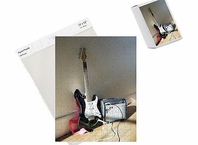 Media Storehouse Photo Jigsaw Puzzle of Electric guitar and amplifier
