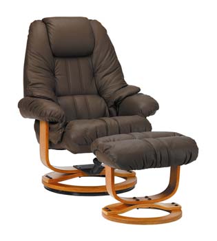 Restwell Tuscany Swivel Recliner and Footstool
