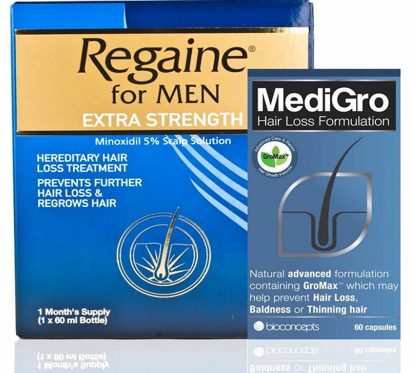 Regaine Extra Strength & MediGro Hair Loss