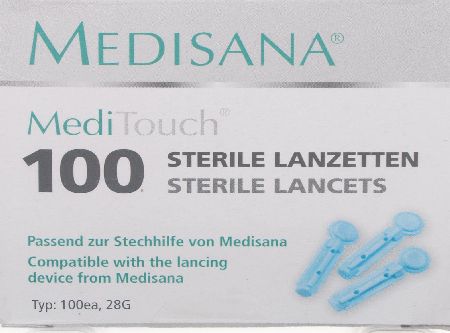 MEDISANA MediTouch Blood Glucose Sterile Lancets