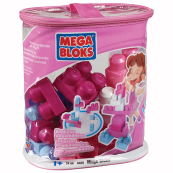 Mega Bloks 24pc Pink Bag