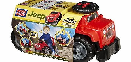 Mega Bloks 3-in-1 Jeep Ride-On (Red)