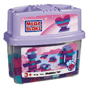 Mega Bloks 80 Piece Exclusive Tub Pink
