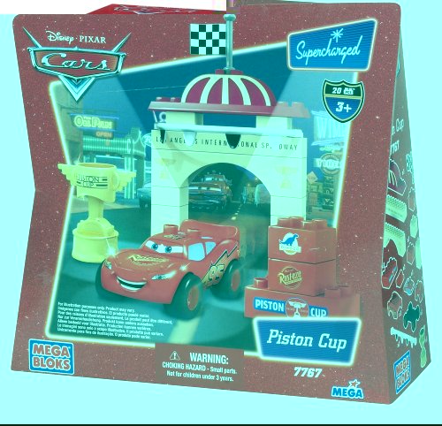 MEGA BLOKS Cars Playset - Piston Cup