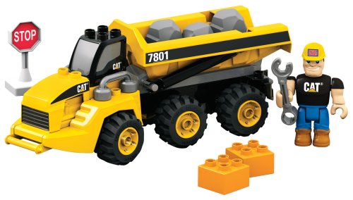 Mega Bloks CAT Articulated Dump Truck 7801